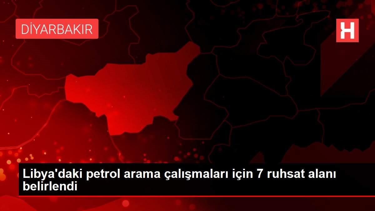 Libya'daki petrol arama çalışmaları için 7 ruhsat alanı belirlendi