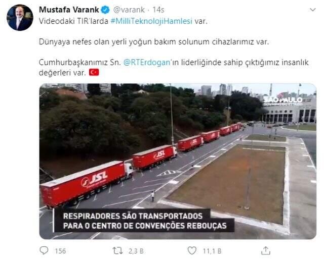Yerli üretim solunum cihazları Brezilya'ya nefes olacak Yerli üretim solunum cihazları Brezilya'ya nefes olacak