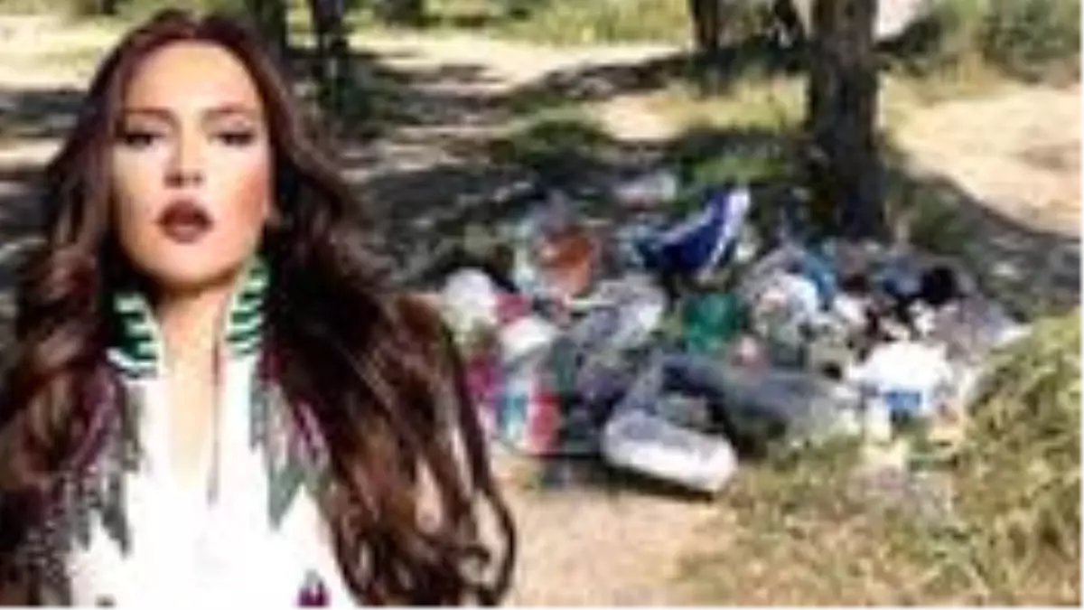 Şarkıcı Demet Akalın, parklardaki çöp birikintisi görüntülerine tepki gösterdi