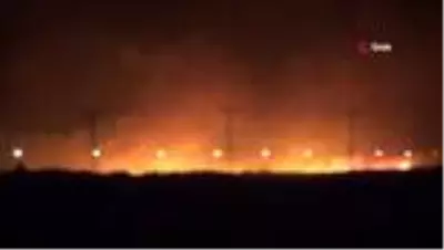 - Suriye sınırında korkutan yangın- Sınırdaki yangın sırasında patlamalar meydana geldi - Suriye sınırında korkutan yangın- Sınırdaki yangın sırasında patlamalar meydana geldi