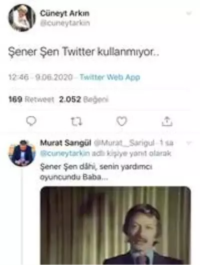 Ünlü oyunculardan 'Şener Şen' uyarısı Ünlü oyunculardan 'Şener Şen' uyarısı