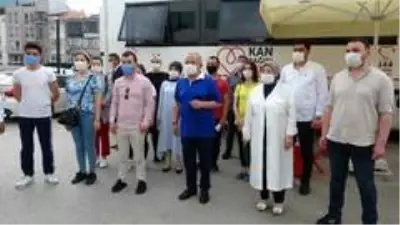 AK Parti'den Kızılay'a kan desteği AK Parti'den Kızılay'a kan desteği
