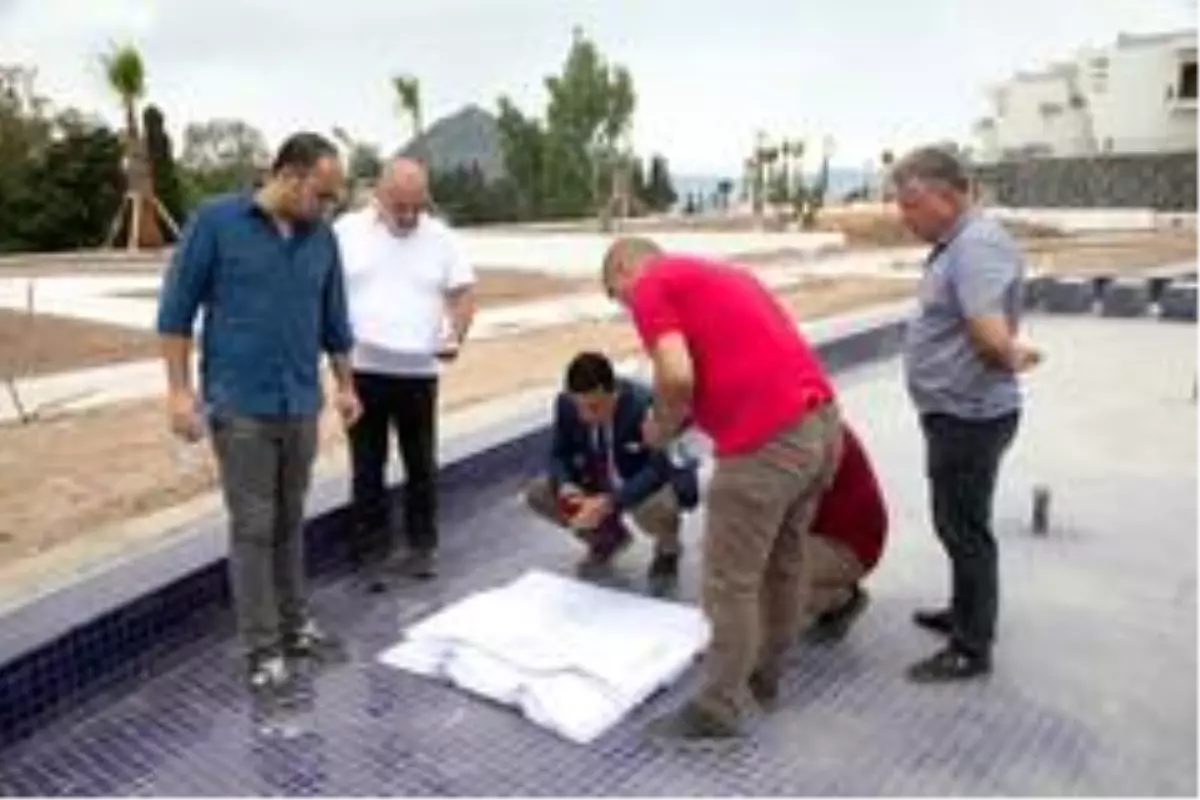 Başkan Aras, yapımı devam eden projeleri tek tek denetledi