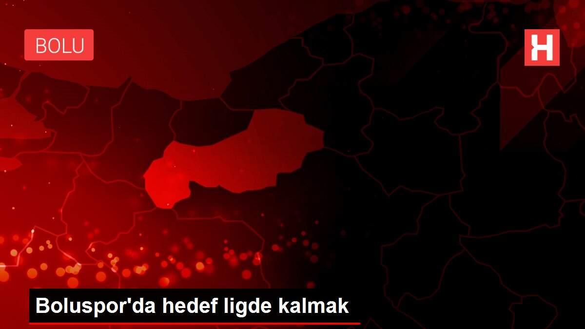 Boluspor'da hedef ligde kalmak Boluspor'da hedef ligde kalmak