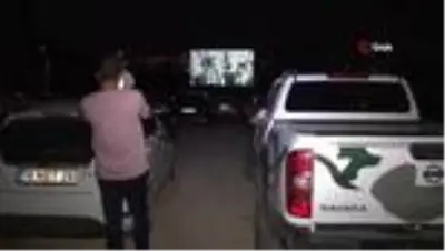 Bursa'da arabalı sinema keyfi Bursa'da arabalı sinema keyfi