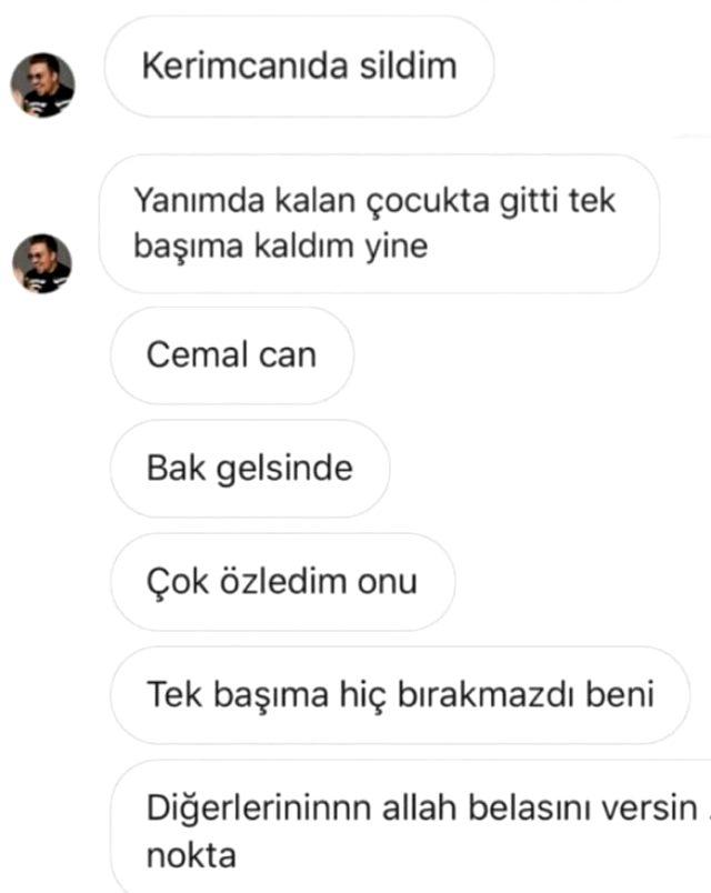 Kolyesi koptuğu için 'Kötü bir şey olacak' diyen Cemal Can'ın en yakın arkadaşı vefat etti