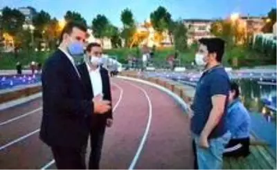Millet Bahçesi'nde gençlerle yüz yüze Millet Bahçesi'nde gençlerle yüz yüze
