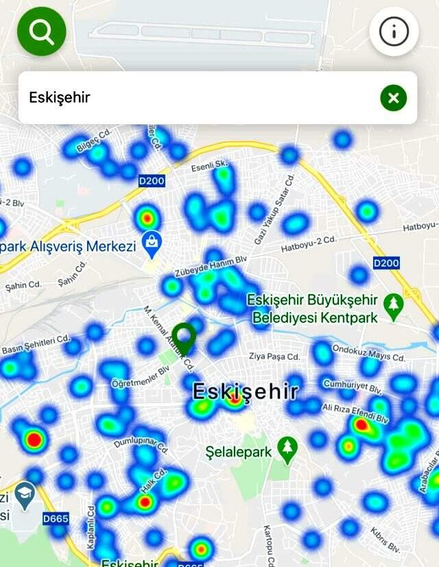 Bakan Koca'nın uyardığı 3 bölgenin koronavirüs yoğunluk haritası