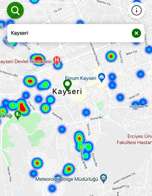Bakan Koca'nın uyardığı 3 bölgenin koronavirüs yoğunluk haritası