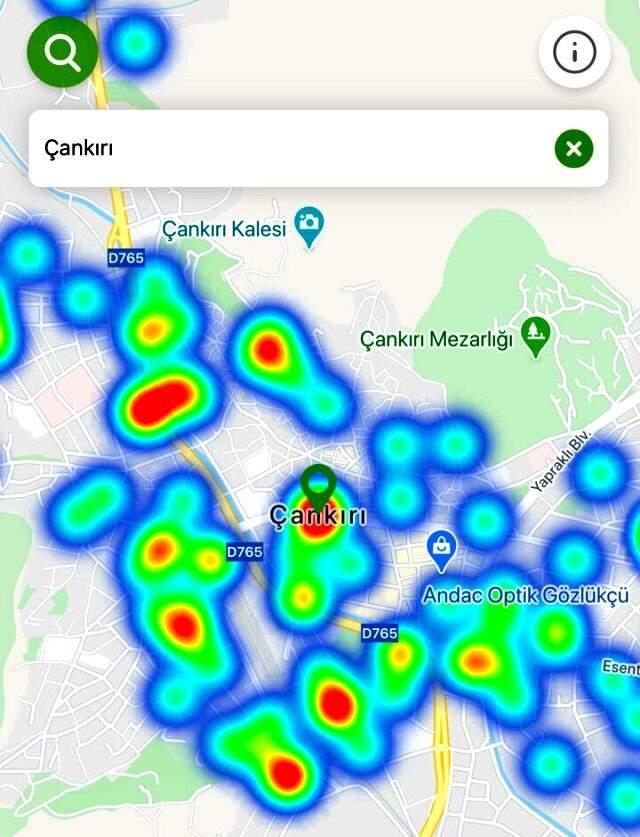 Bakan Koca'nın uyardığı 3 bölgenin koronavirüs yoğunluk haritası