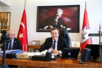 Kıyı Ege Belediyeleri video konferansta bir araya geldi Kıyı Ege Belediyeleri video konferansta bir araya geldi
