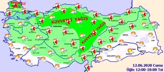 Meteoroloji, ülke genelini sağanak yağışa karşı uyardı