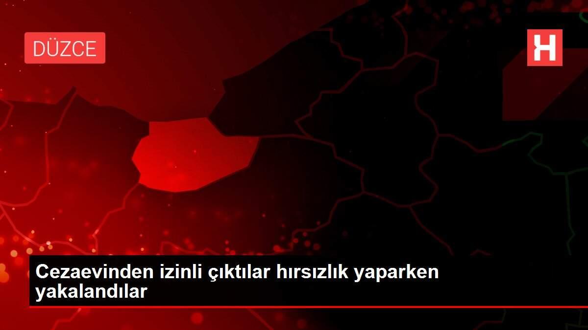 Cezaevinden izinli çıktılar hırsızlık yaparken yakalandılar Cezaevinden izinli çıktılar hırsızlık yaparken yakalandılar