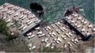 Antalya'nın falez plajları Pazartesi açılıyor Antalya'nın falez plajları Pazartesi açılıyor