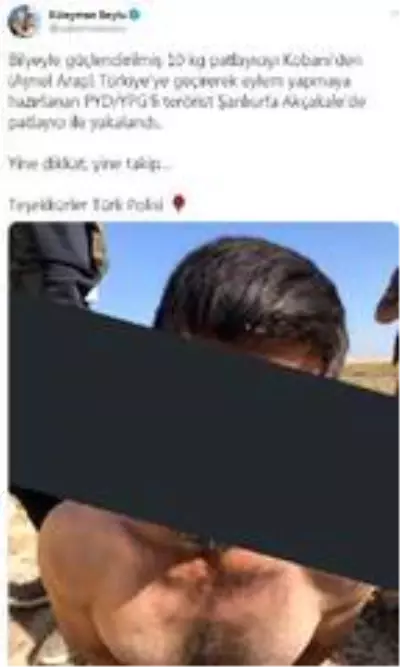 Bakan Soylu: Eylem hazırlığındaki PYD/YPG'li terörist yakalandı Bakan Soylu: Eylem hazırlığındaki PYD/YPG'li terörist yakalandı