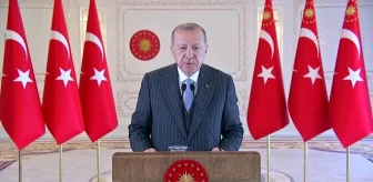 Cumhurbaşkanı Erdoğan 12. IIEFC'ye telekonferansla katıldı: (1)