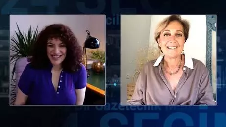 Oyuncu Tilbe Saran 'Dayanışmanın 100'ü Şiir'i Ayşen Güven'e anlattı: Umutsuzluğa izin verilmemeli Oyuncu Tilbe Saran 'Dayanışmanın 100'ü Şiir'i Ayşen Güven'e anlattı: Umutsuzluğa izin verilmemeli