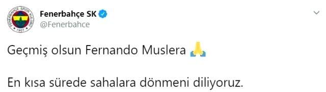 Süper Lig kulüpleri ve futbolcular, Muslera için geçmiş olsun mesajı yayınladı