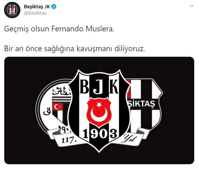 Süper Lig kulüpleri ve futbolcular, Muslera için geçmiş olsun mesajı yayınladı