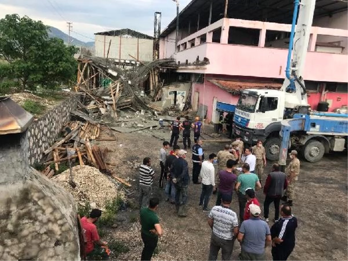 Amasya'da entegre et tesisinde göçük 4 yaralı Haber