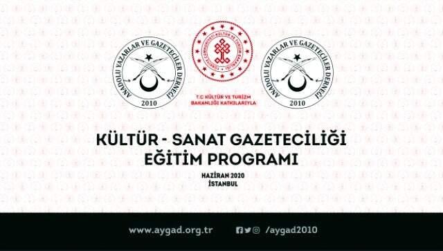 AYGAD'ın 4 gün sürecek Kültür ve Sanat Gazeteciliği Eğitimi projesi start alıyor AYGAD'ın 4 gün sürecek Kültür ve Sanat Gazeteciliği Eğitimi projesi start alıyor
