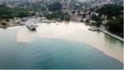 Beykoz'da yağmur, İstanbul Boğazı'na çamurlu su aktı (Havadan fotoğraflarla) Beykoz'da yağmur, İstanbul Boğazı'na çamurlu su aktı (Havadan fotoğraflarla)