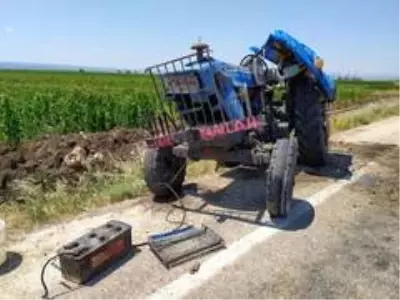Son Dakika | Devrilen traktörün sürücüsü yaralandı Son Dakika | Devrilen traktörün sürücüsü yaralandı