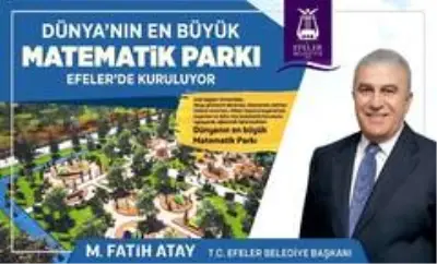 Efeler'de Matematik Parkı yapımına başlandı Efeler'de Matematik Parkı yapımına başlandı