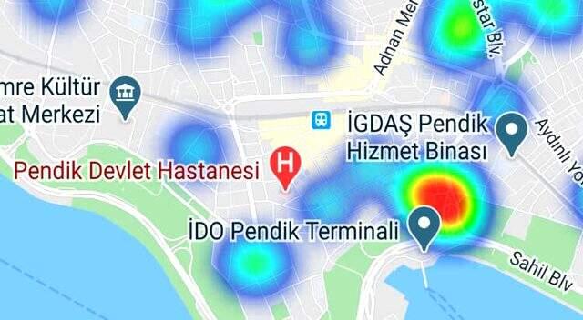 İstanbul'un koronavirüs yoğunluk haritası yayınlandı! İşte en tehlikeli ilçeler