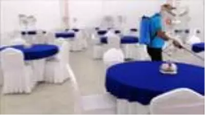 Korona virüs nedeniyle aylardır kapalı olan düğün salonları 1 Temmuz'a hazırlanıyor Korona virüs nedeniyle aylardır kapalı olan düğün salonları 1 Temmuz'a hazırlanıyor