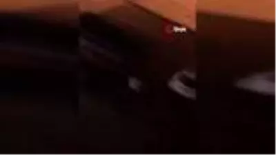 Motor kısmından alev alan otomobil küle döndü