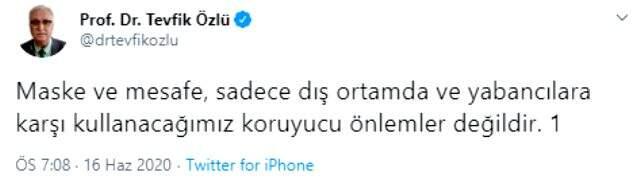 Bilim Kurulu Üyesi Prof. Dr. Tevfik Özlü: Hastalık en kolay aile bireyleri arasında yayılıyor Bilim Kurulu Üyesi Prof. Dr. Tevfik Özlü: Hastalık en kolay aile bireyleri arasında yayılıyor