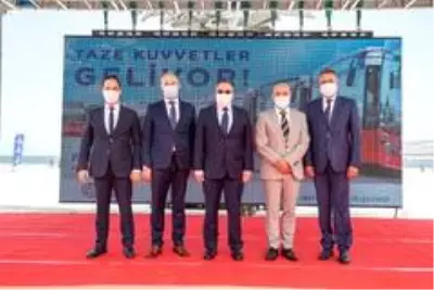 Son dakika haber: İzmir'de 16 yeni otobüs daha hizmete girdi Son dakika haber: İzmir'de 16 yeni otobüs daha hizmete girdi