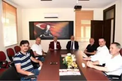 Vali Karaloğlu'ndan, AGC'ye veda ziyareti Vali Karaloğlu'ndan, AGC'ye veda ziyareti