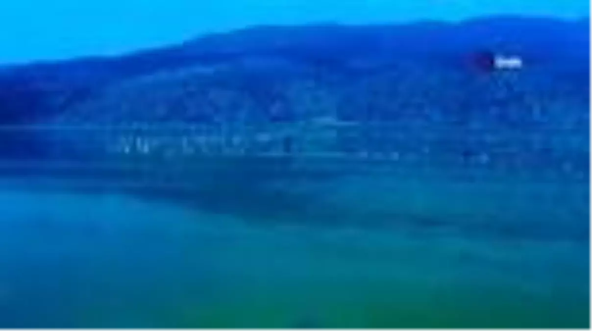 Acıgöl'de yaşayan binlerce flamingonun dansı böyle görüntülendi