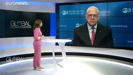 OECD Genel Sekreteri Angel Gurria: İkinci dalga ekonomik küçülmeyi yüzde 7,5'lere taşıyabilir OECD Genel Sekreteri Angel Gurria: İkinci dalga ekonomik küçülmeyi yüzde 7,5'lere taşıyabilir