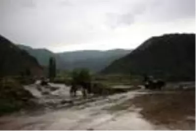 Oltu'da yağış sonrası dereye yapılan müdahale olası taşkını engelledi Oltu'da yağış sonrası dereye yapılan müdahale olası taşkını engelledi