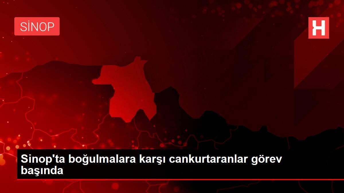 Sinop'ta boğulmalara karşı cankurtaranlar görev başında
