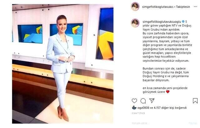 spiker simge fistikoglu ntv ile yollarini ayirdi