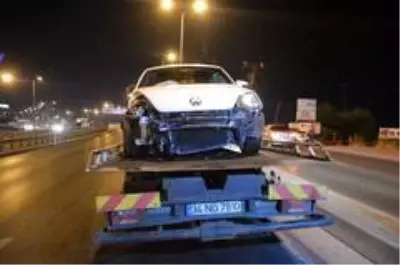E-5'te feci kaza: 2 yaralı