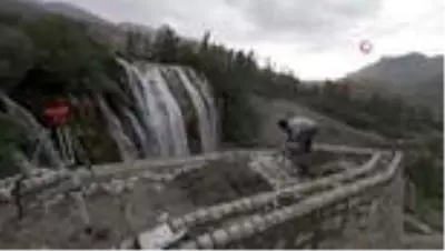 Doğa harikası Tortum Şelalesi yarım milyon turiste ev sahipliği yapacak
