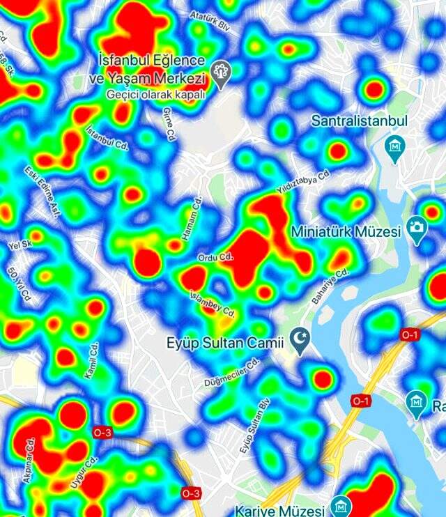 İstanbul ve Ankara'da vaka sayıları düşüşe geçti! İşte ilçe ilçe koronavirüs yoğunluk haritası