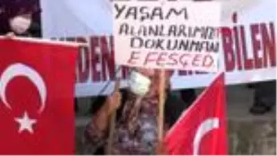 İzmir Büyükşehir Belediyesi'nin ÇED'siz ihale edilen tesisine tepki İzmir Büyükşehir Belediyesi'nin ÇED'siz ihale edilen tesisine tepki