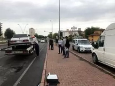 Kayseri'de meydana gelen kazada 4 araç birbirine girdi