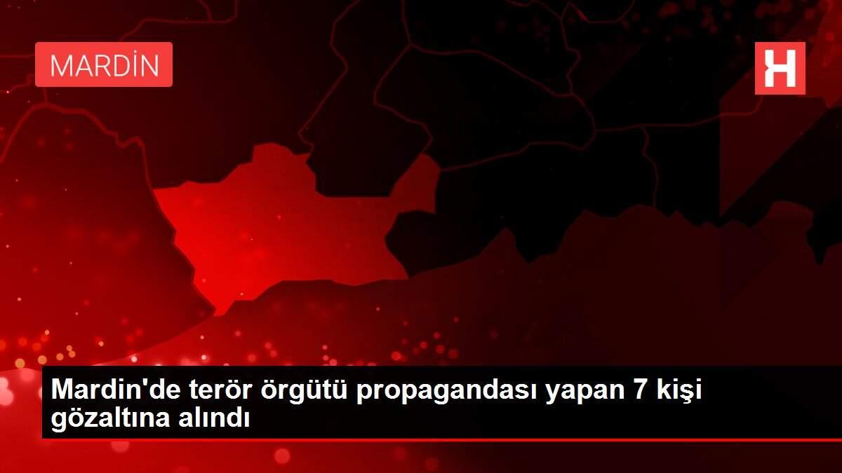 Mardin'de terör örgütü propagandası yapan 7 kişi gözaltına alındı