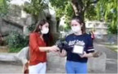 Okul birincisi öğrenciye LGS öncesi parkta sürpriz hediye Okul birincisi öğrenciye LGS öncesi parkta sürpriz hediye