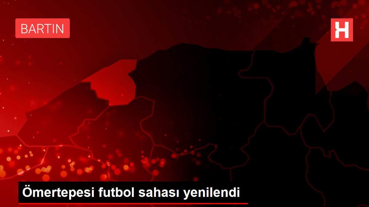 Ömertepesi futbol sahası yenilendi