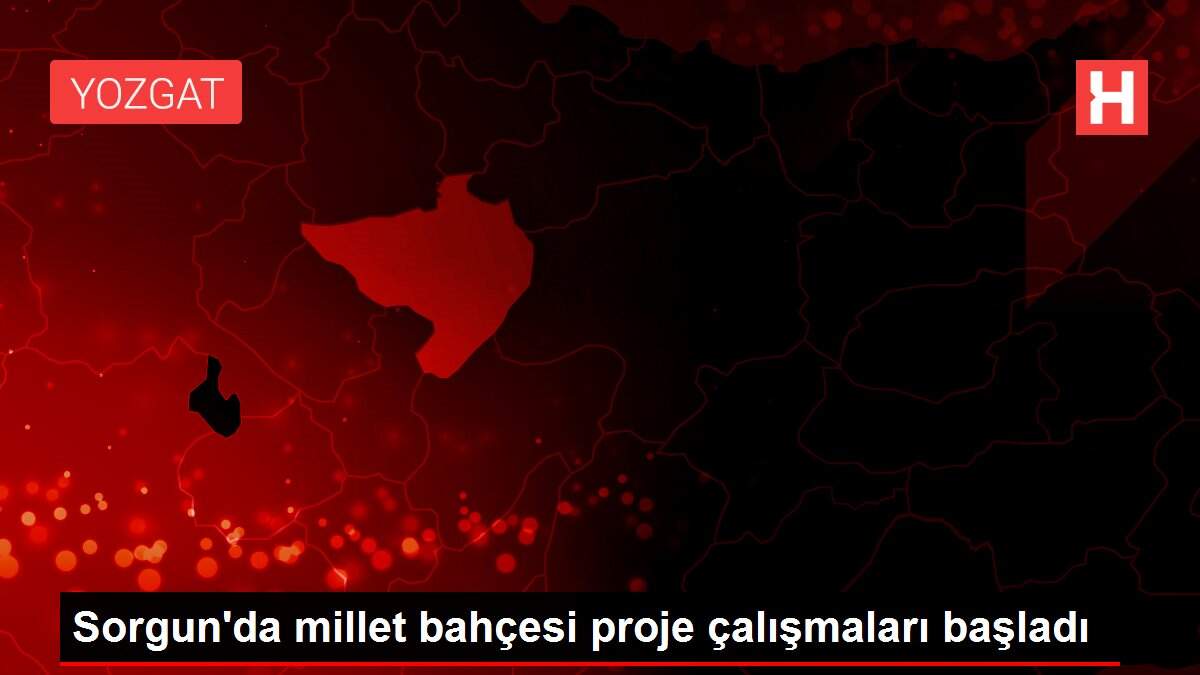 Sorgun'da millet bahçesi proje çalışmaları başladı