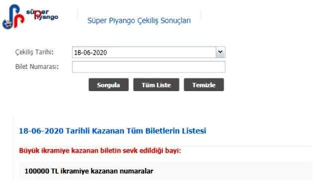 Süper Piyango sonuçları 18 Haziran: MPİ Süper Piyango çekilişi