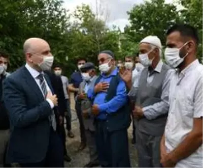Bakan Karaismailoğlu Siirt'te incelemelerde bulundu Bakan Karaismailoğlu Siirt'te incelemelerde bulundu